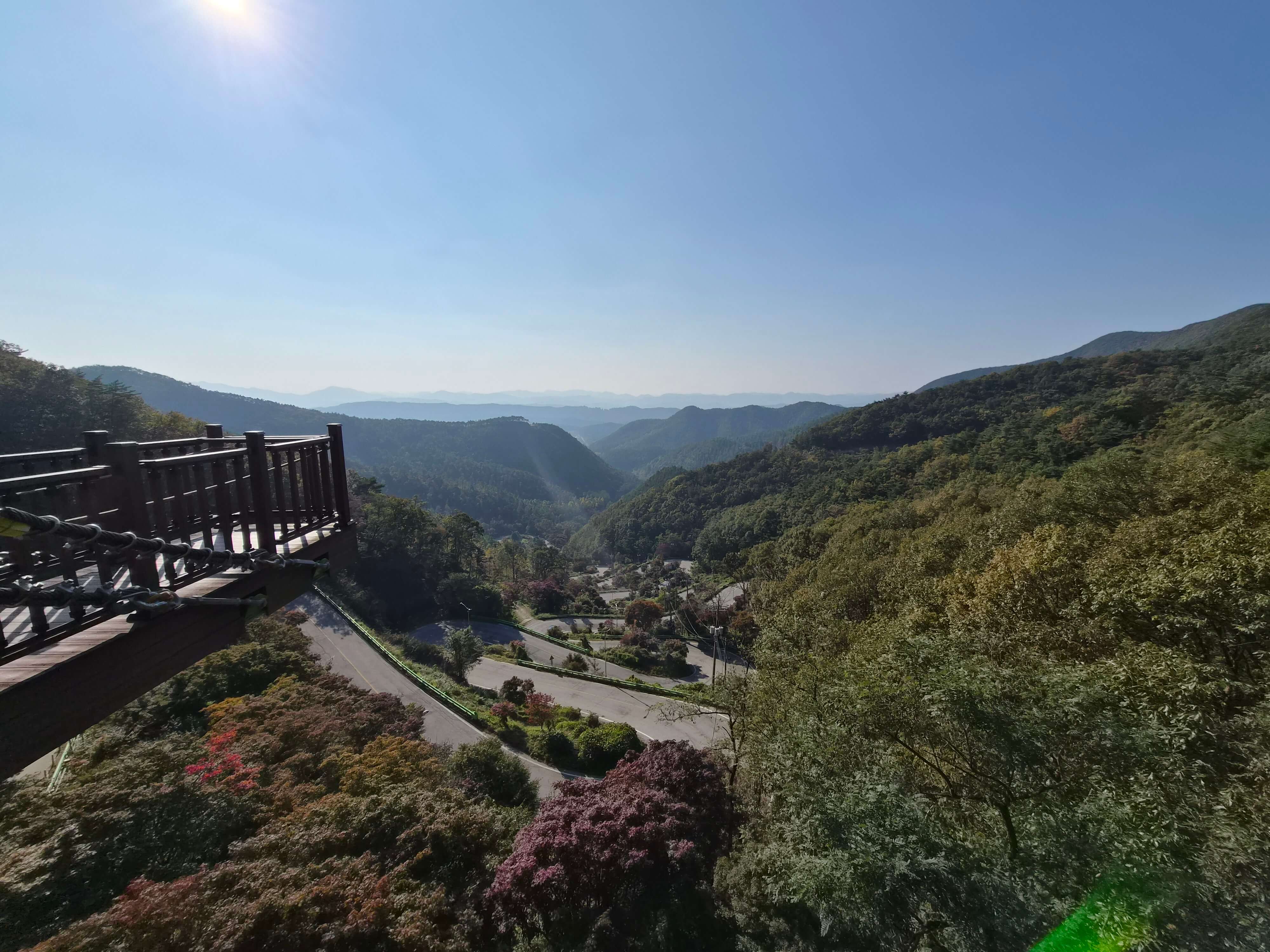 충북 보은 말티재 전망대