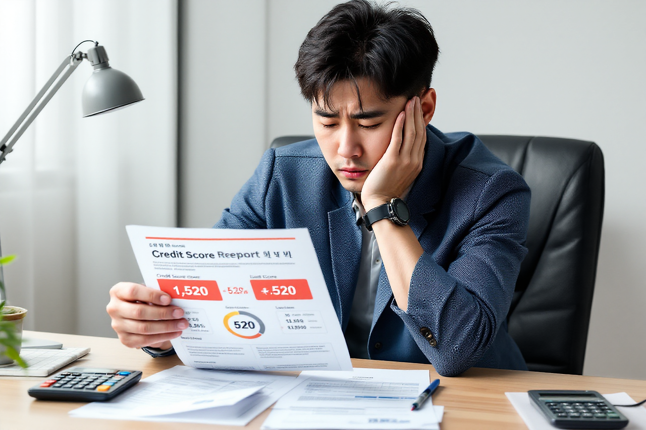 신용등급이 낮은경우