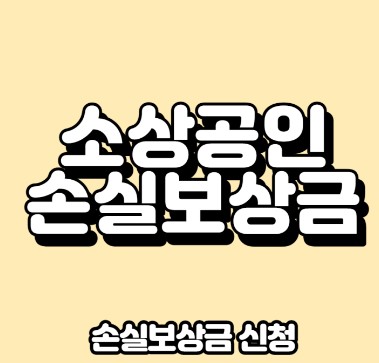소상공인 손실보전금 확인지급