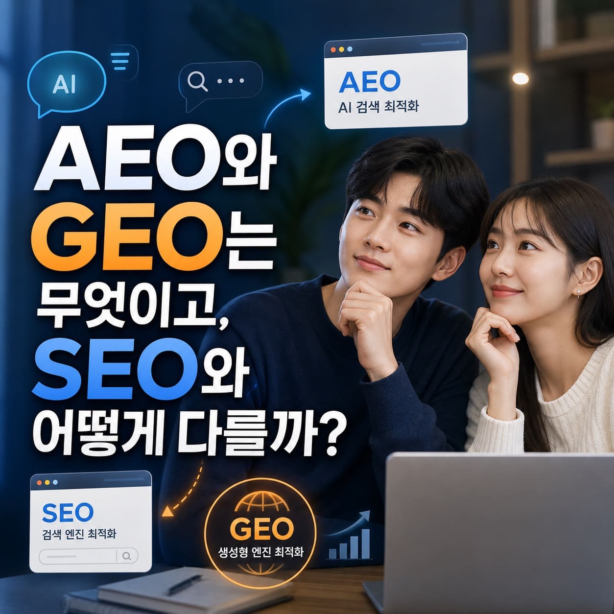 AEO와 GEO는 무엇이고, SEO와 어떻게 다를까?