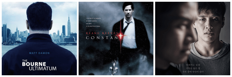 본 얼티메이텀, 콘스탄틴, 기억의 밤 포스터