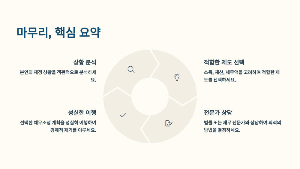 마무리, 핵심 요약