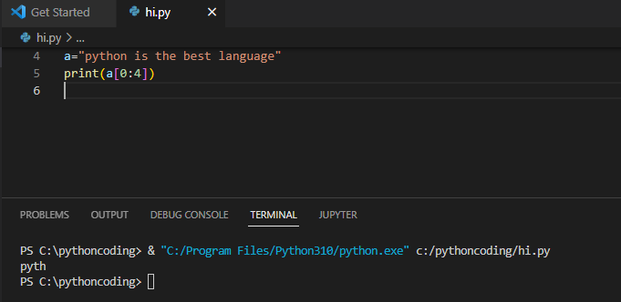 파이썬 슬라이싱