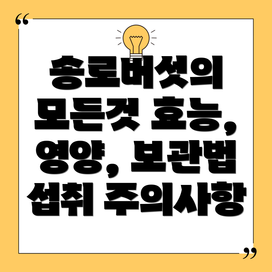 송로버섯