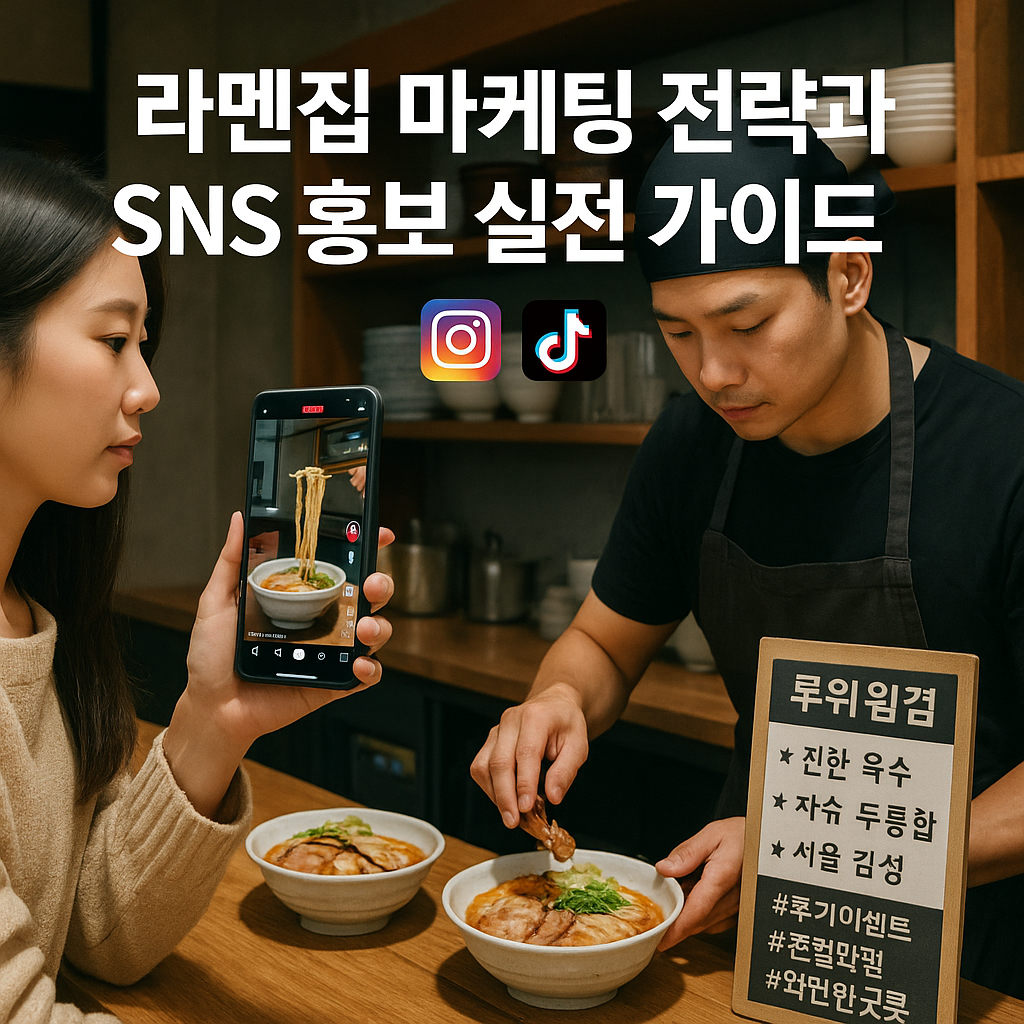 라멘집 마케팅 전략과 SNS 홍보 실전 가이드