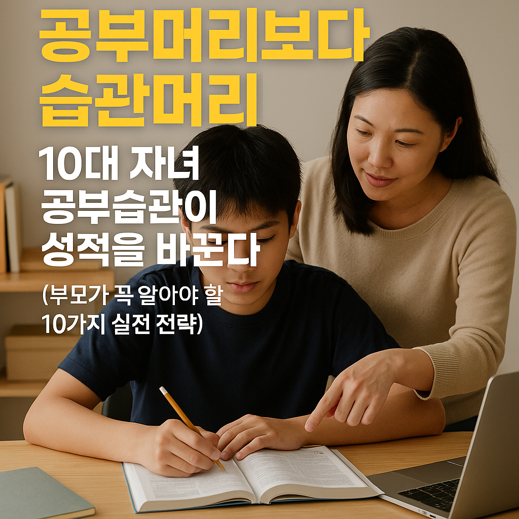 공부 머리 습관 머리