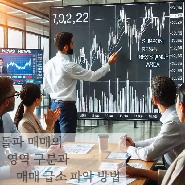 돌파매매 급소 파악 방법을 논의 하는 사람들