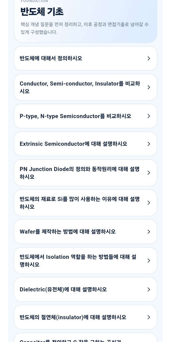 반도체 기초