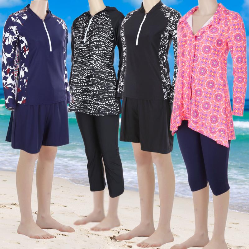 루즈핏 체형커버 중년 여자 래쉬가드 엄마 수영복 모음 0109