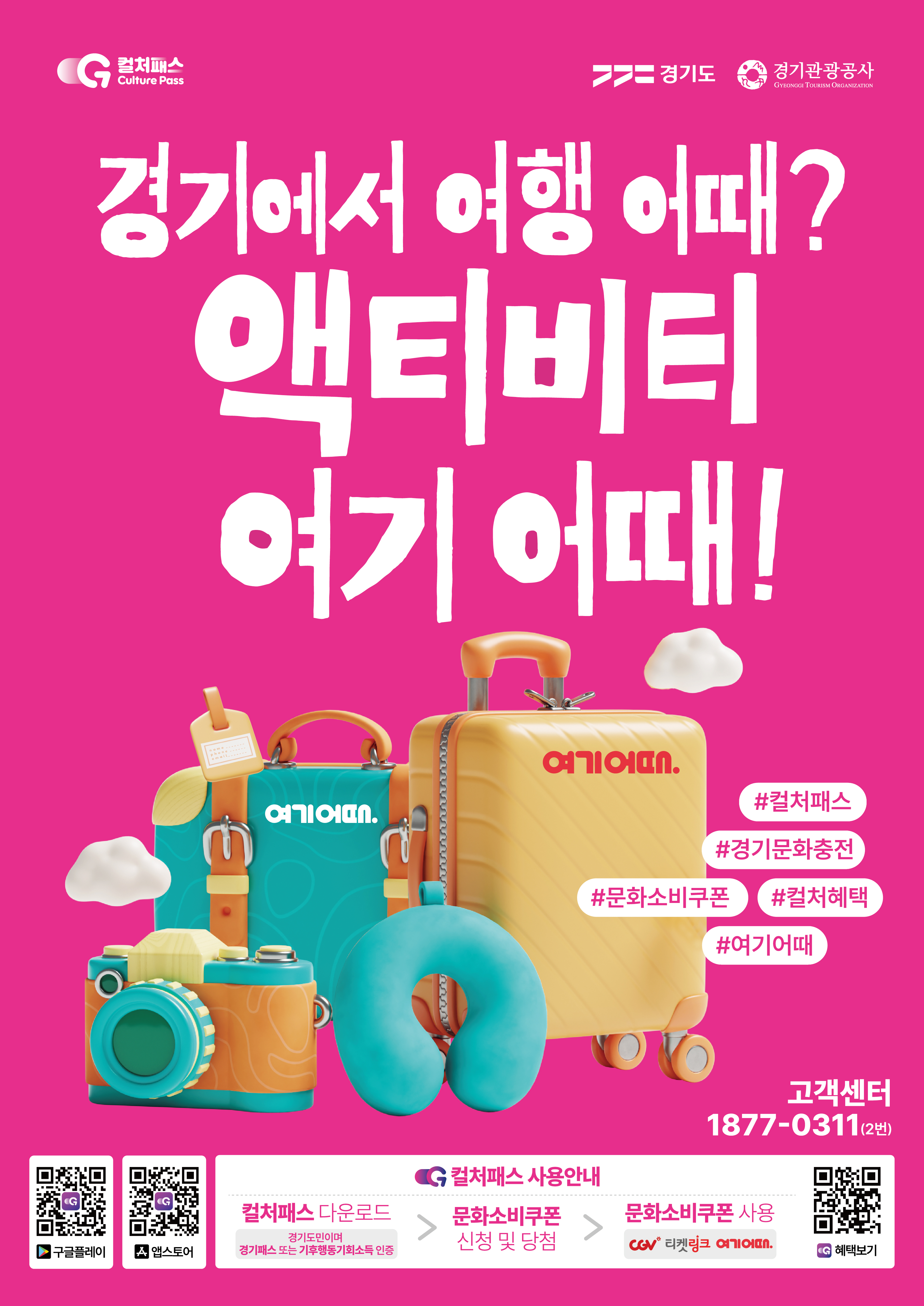 경기 문화소비쿠폰 컬처패스 사용처 여기 어때 티켓링크 CGV