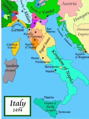 15세기말-이탈리아-지도-<위키백과>