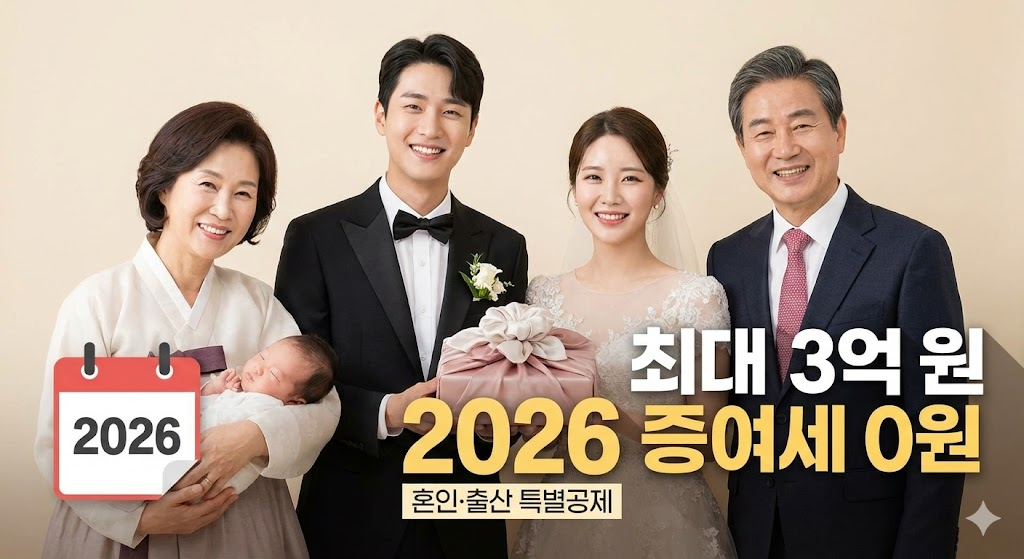 증여세 면제 한도