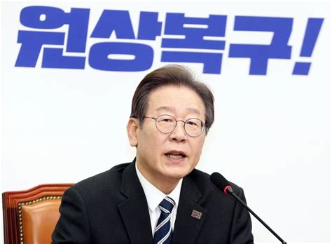 이재명 대표 사진