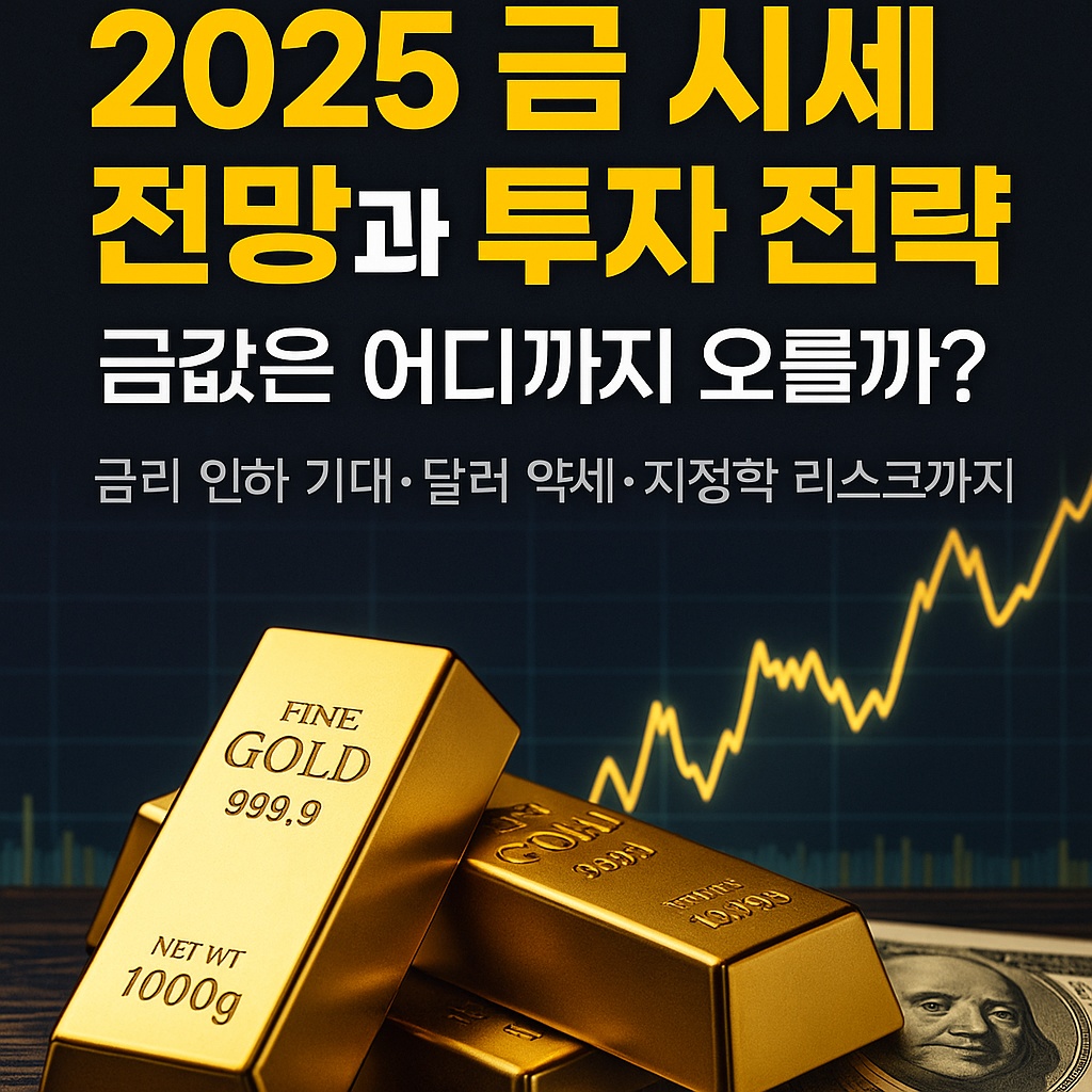2025 금 시세 전망과 투자 전략|금값은 어디까지 오를까?