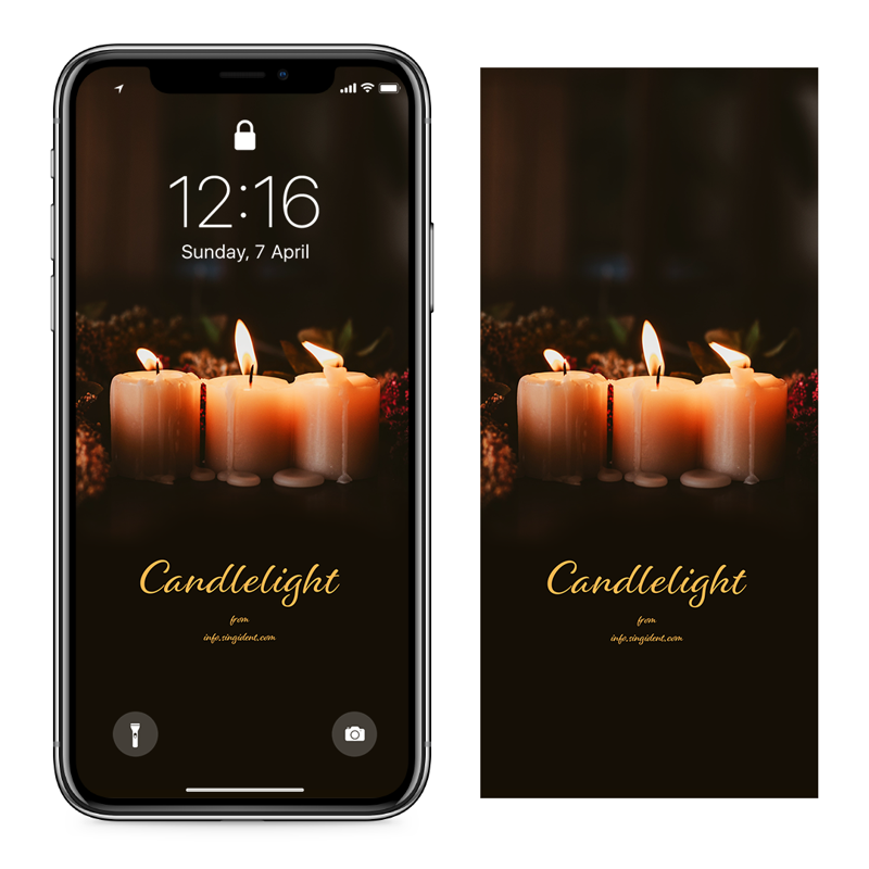 06 양초 C - Candlelight 아이폰겨울배경화면