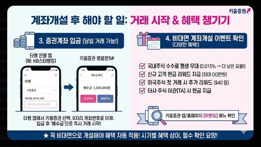 키움증권 계좌개설 준비물