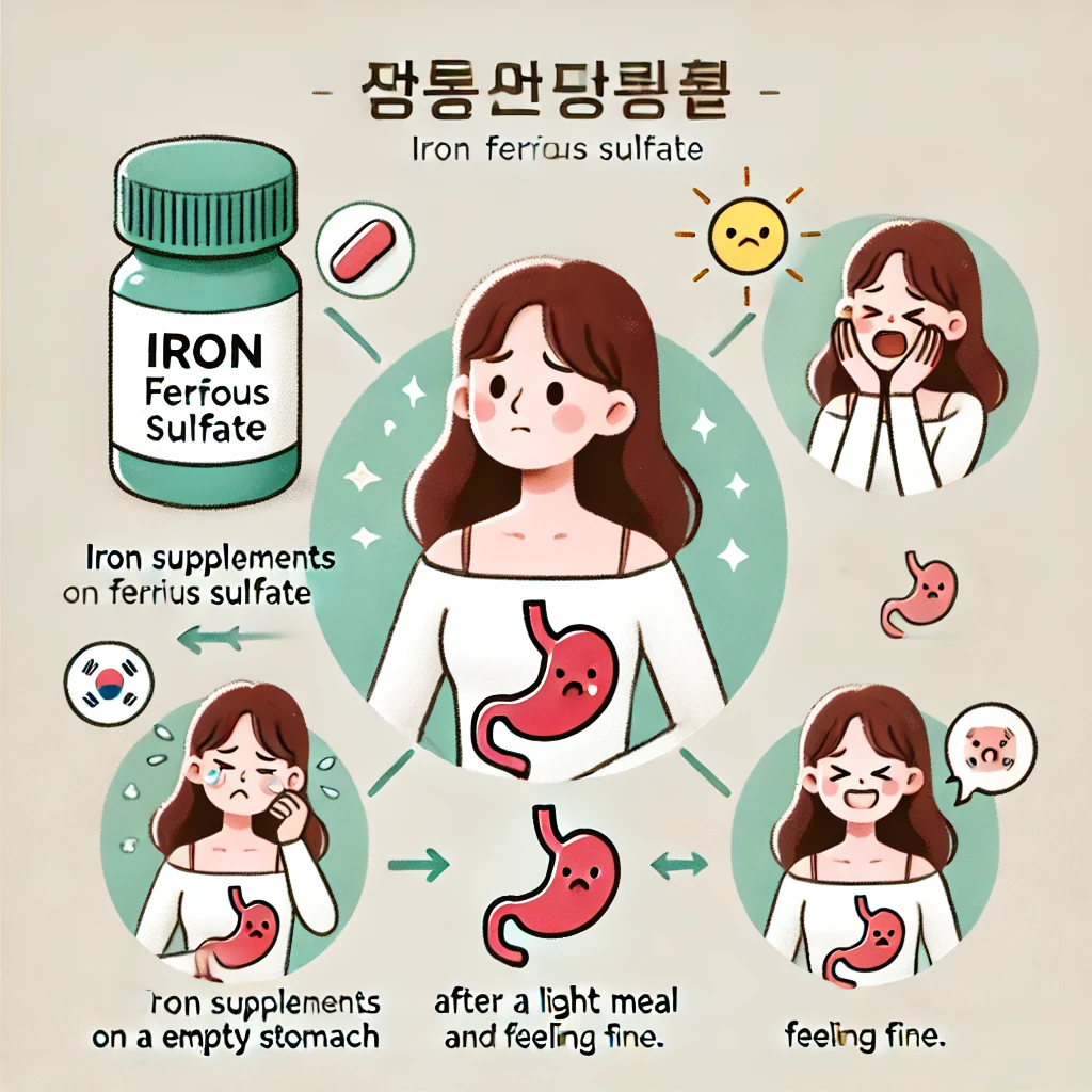 철분제 복용 후 속쓰림? 부작용 예방법