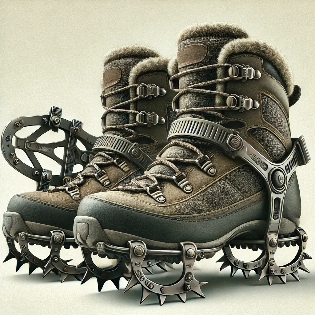 등산화와 아이젠