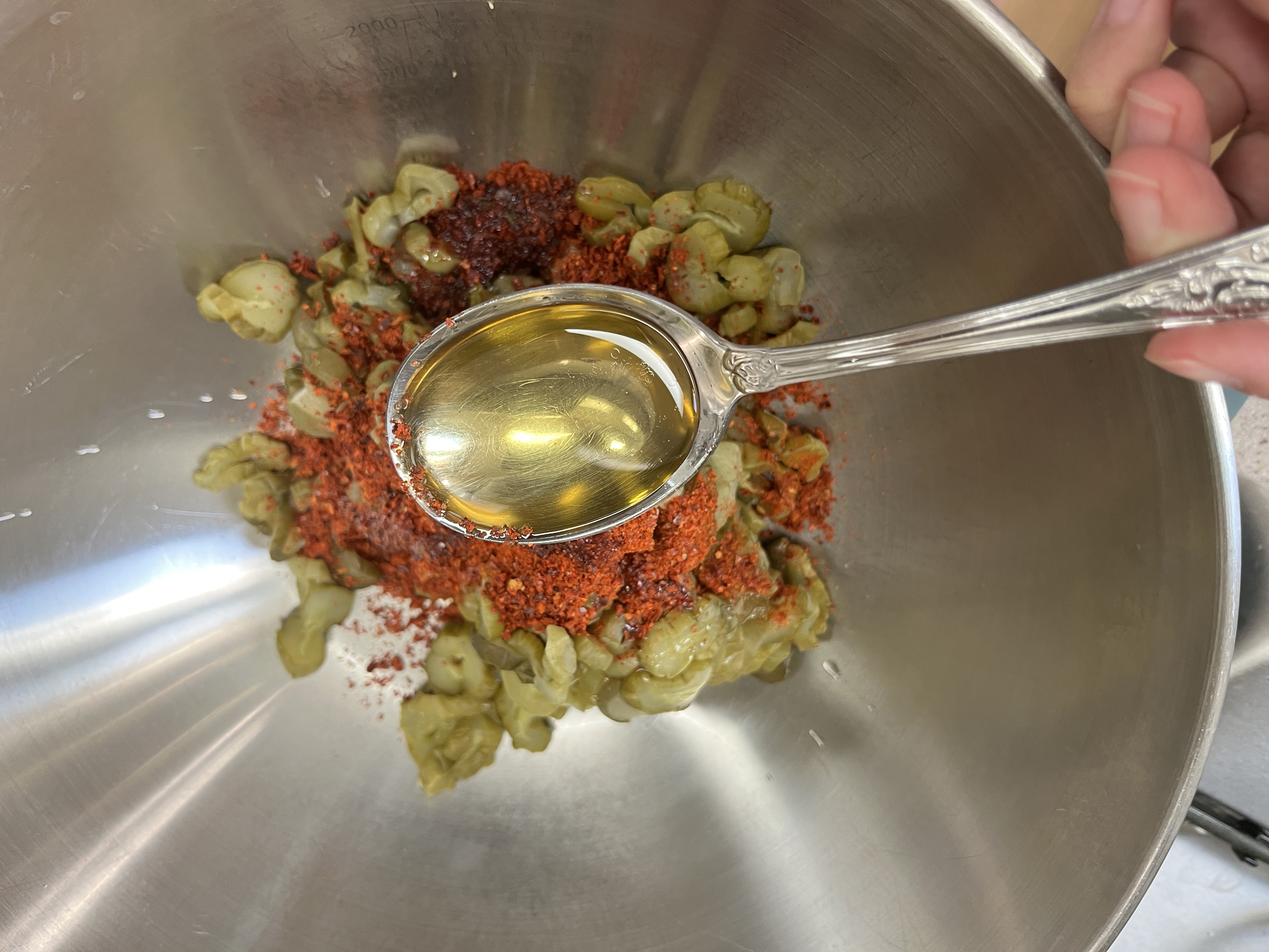 오이지 양념하기 2