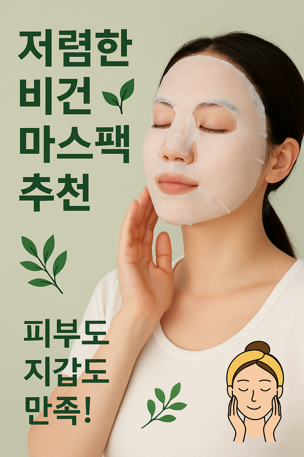 비건 마스크팩