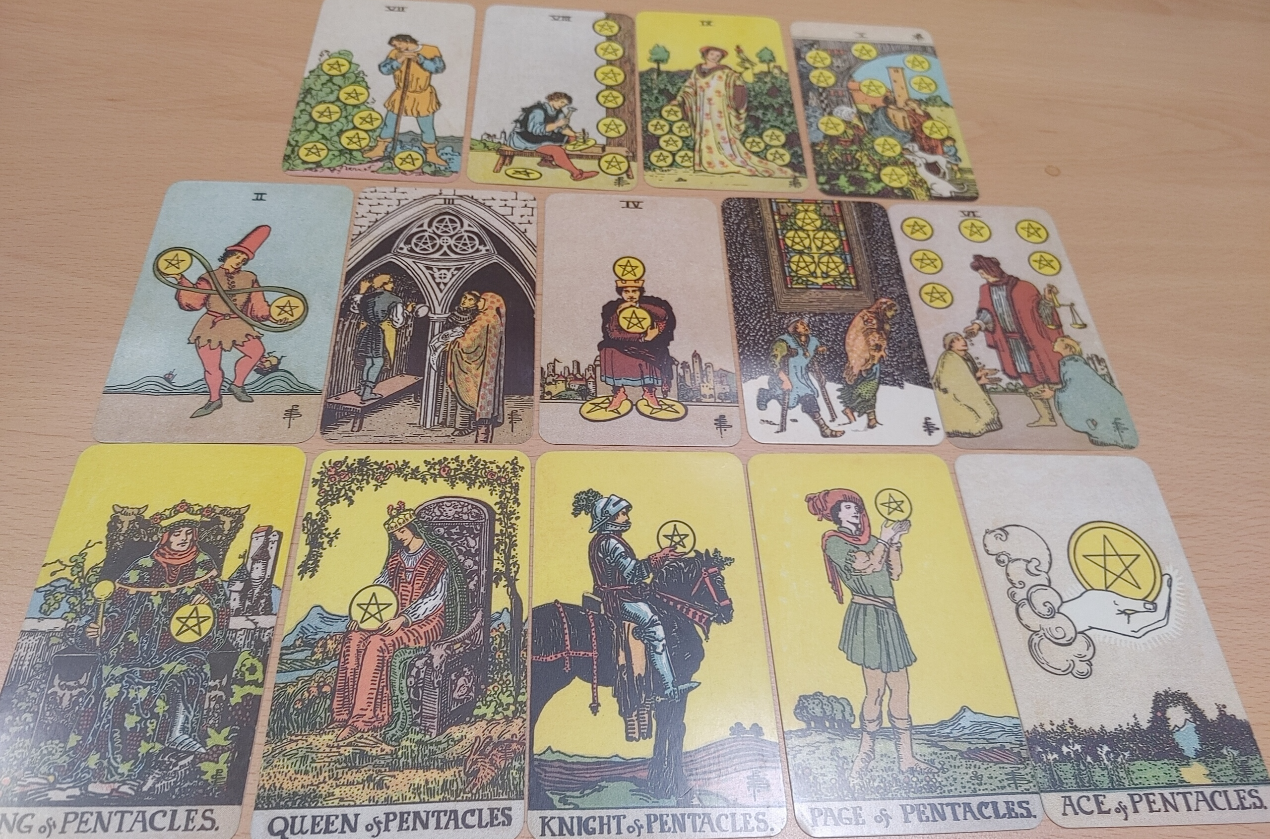 보더리스 스미스 웨이트 마이너 카드(펜타클)