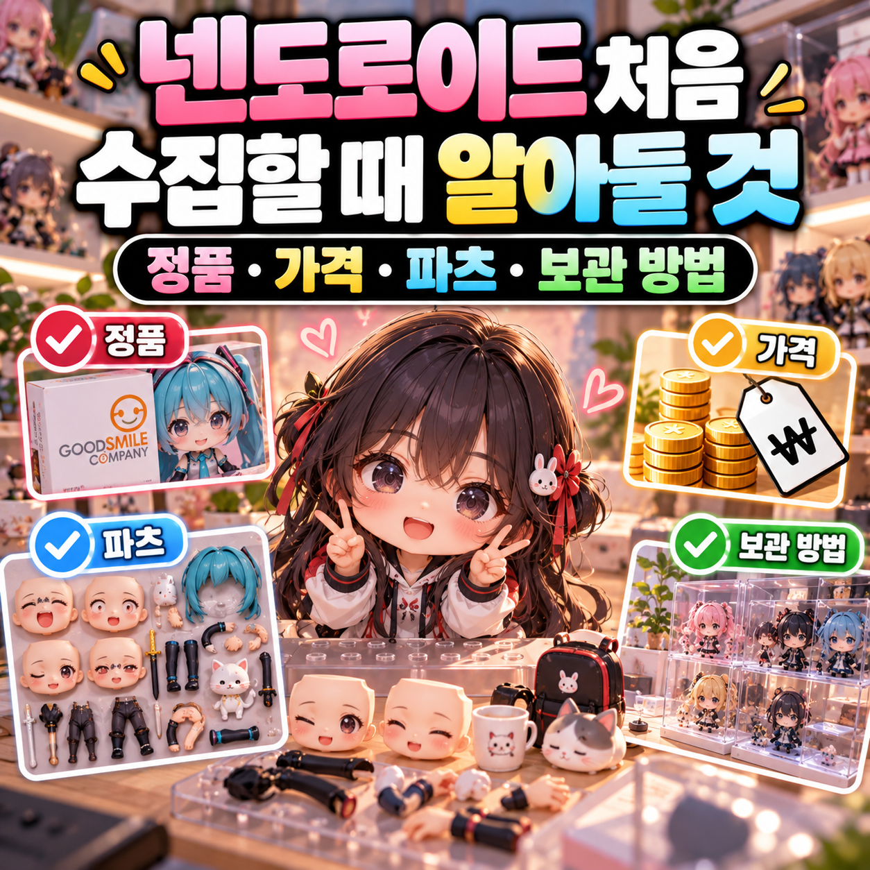 넨도로이드 처음 수집할 때 알아둘 것