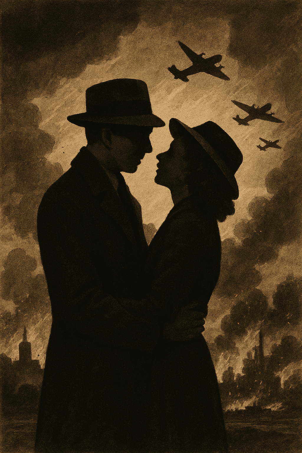 1930~40년대 배경의 연인 실루엣