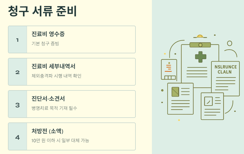 체외충격파 실비 기준