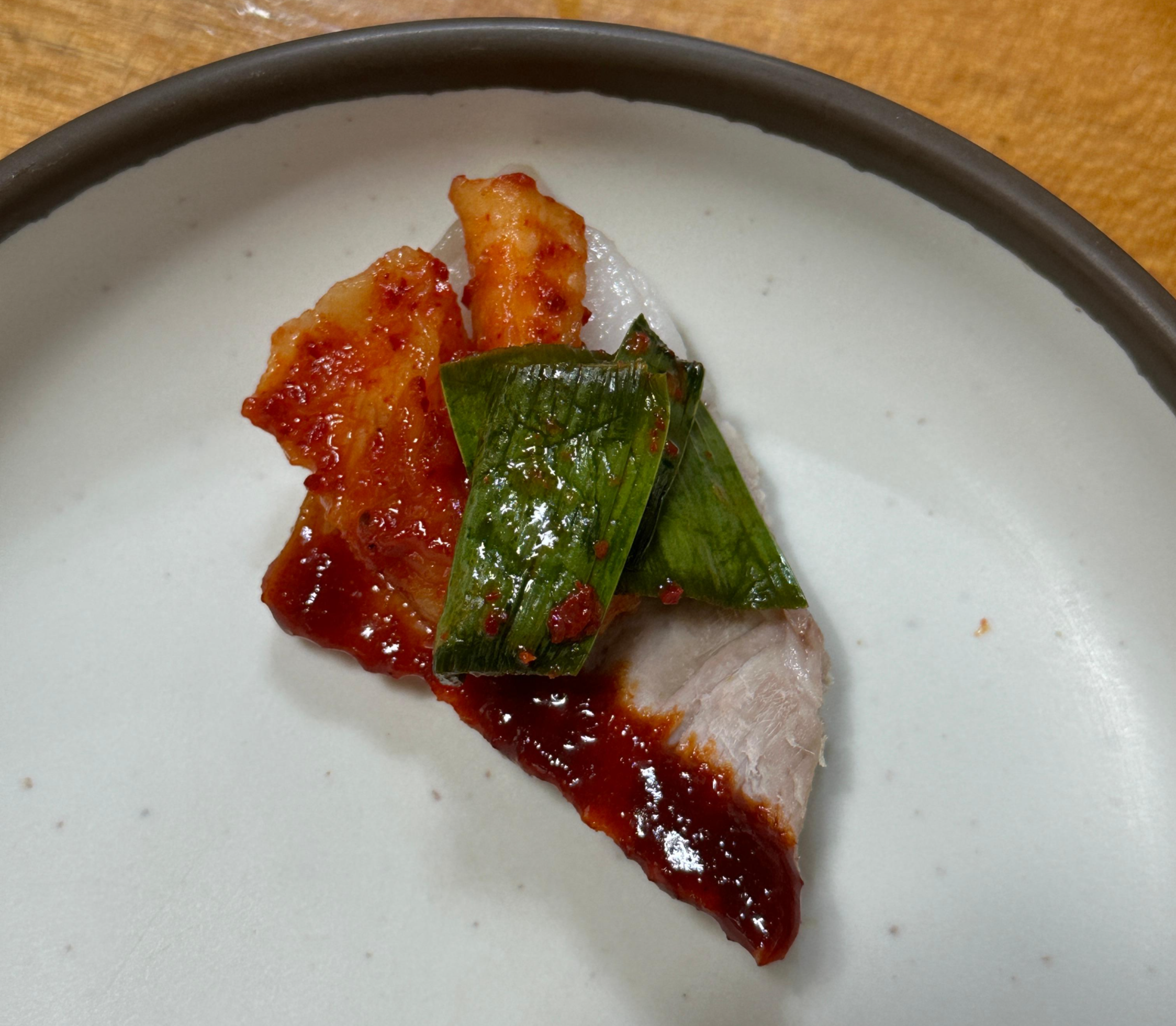 영해식당 수육 쌈