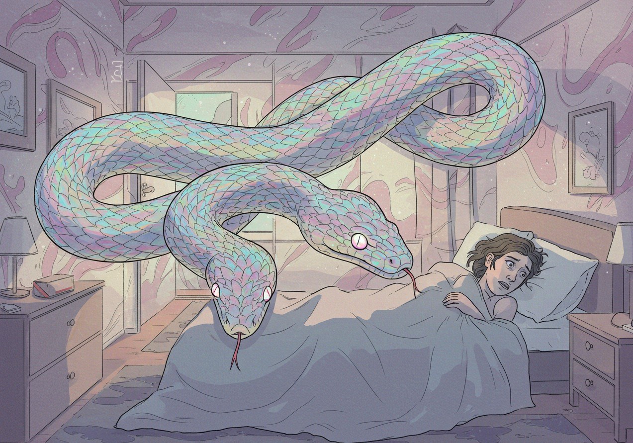 큰 뱀이 나오는 꿈 해몽