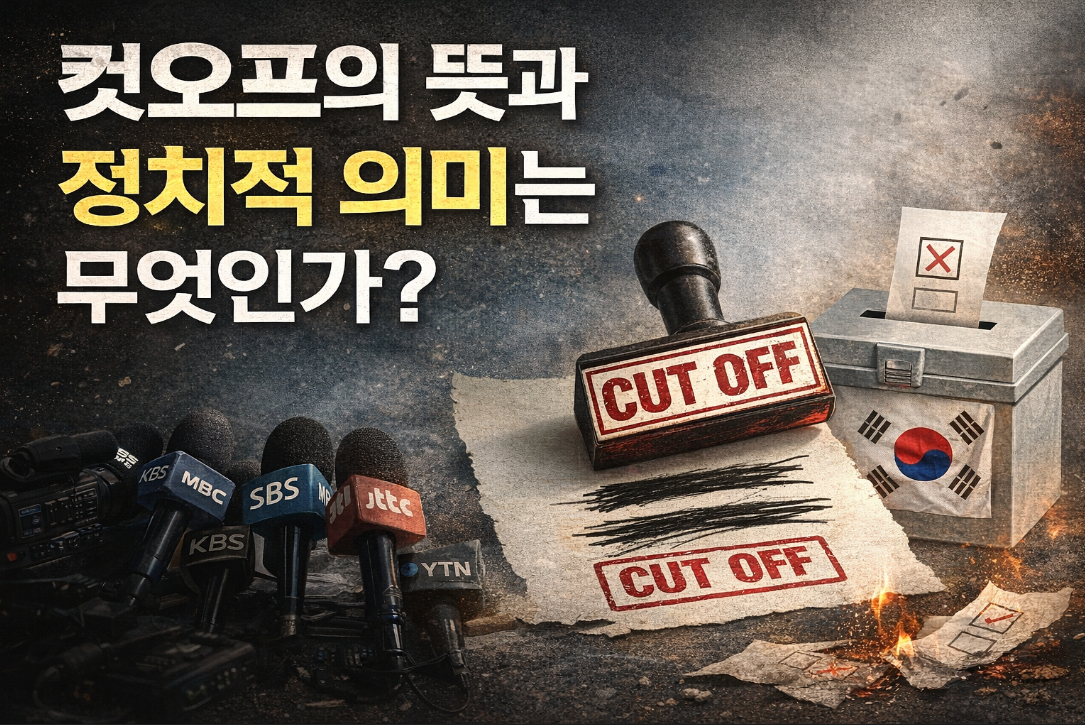 컷오프의 뜻과 정치적 의미 3분 완벽 정리
