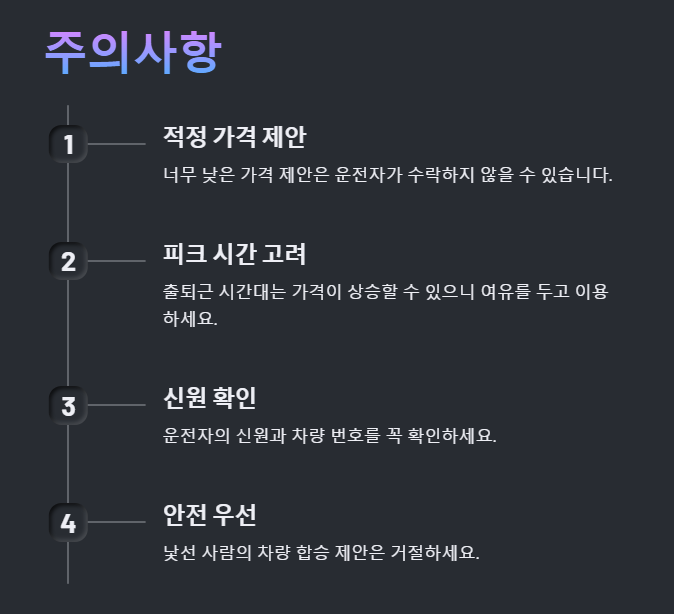 인드라이브 이용시 주의사항