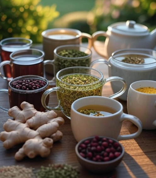 면역력을 높이는 차 관련 사진