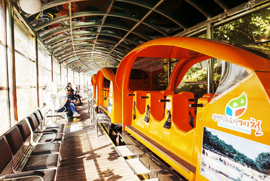 모노레일 관련 사진(청풍호관광모노레일 홈페이지에서)