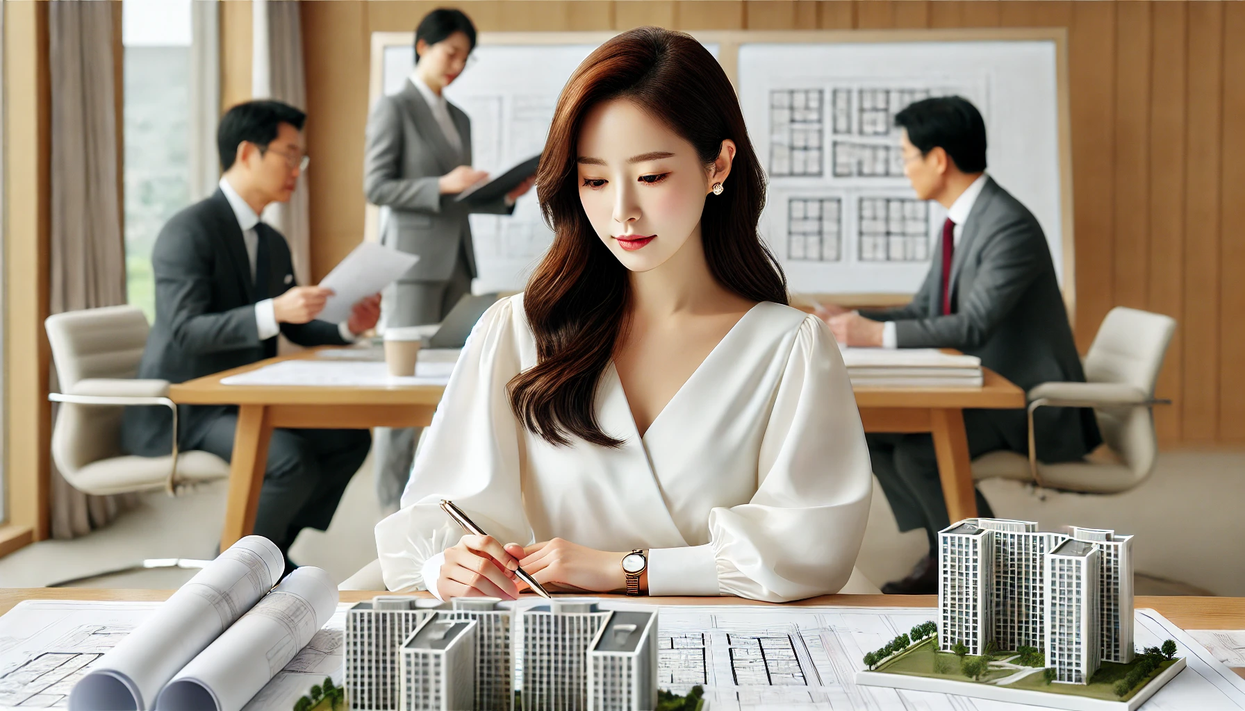 재개발사업 사업시행계획수립 절차 확인하는 이미지