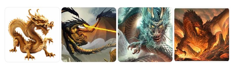 동양과 서양의 전설 속 용 이미지 비교, 불을 뿜는 드래곤과 신령한 황금 용