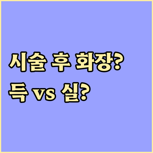 피부과 시술 후 화장, 득일까 실일까..