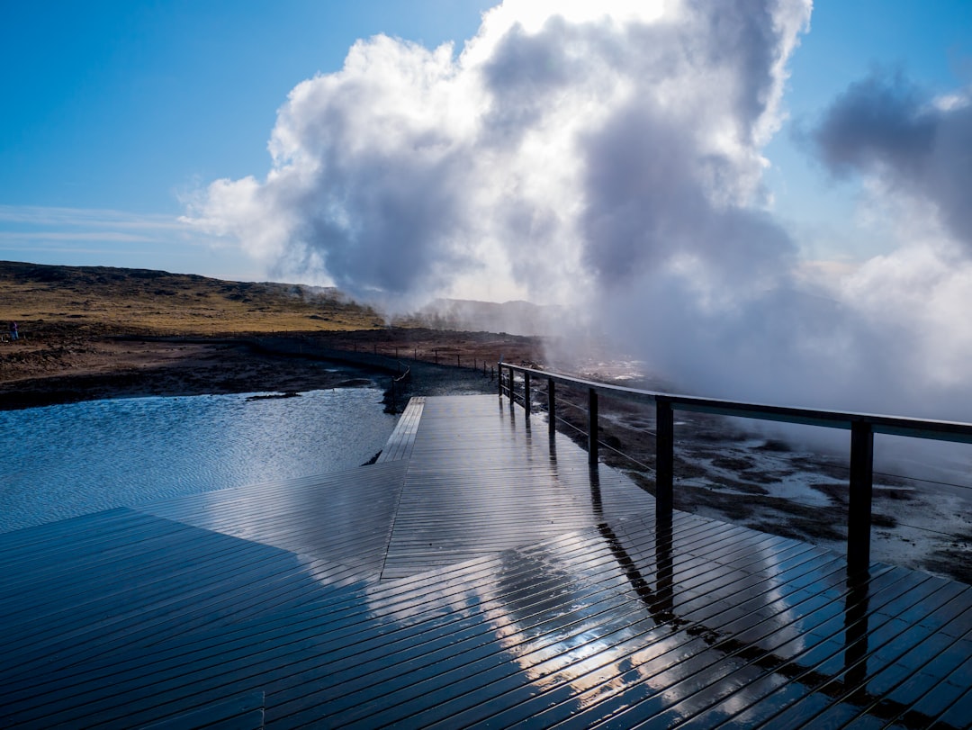Hot spring.