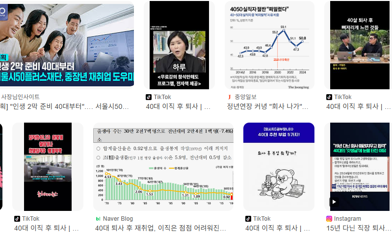 40대 50대 중장년층 퇴사후 이직 쉽지않다. 그렇다면 자격증을 따자!