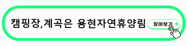 서산 캠핑장으로 용현자연휴양림은 계곡도 있고 저렴한 가격으로 지낼수 있어서 좋습니다.