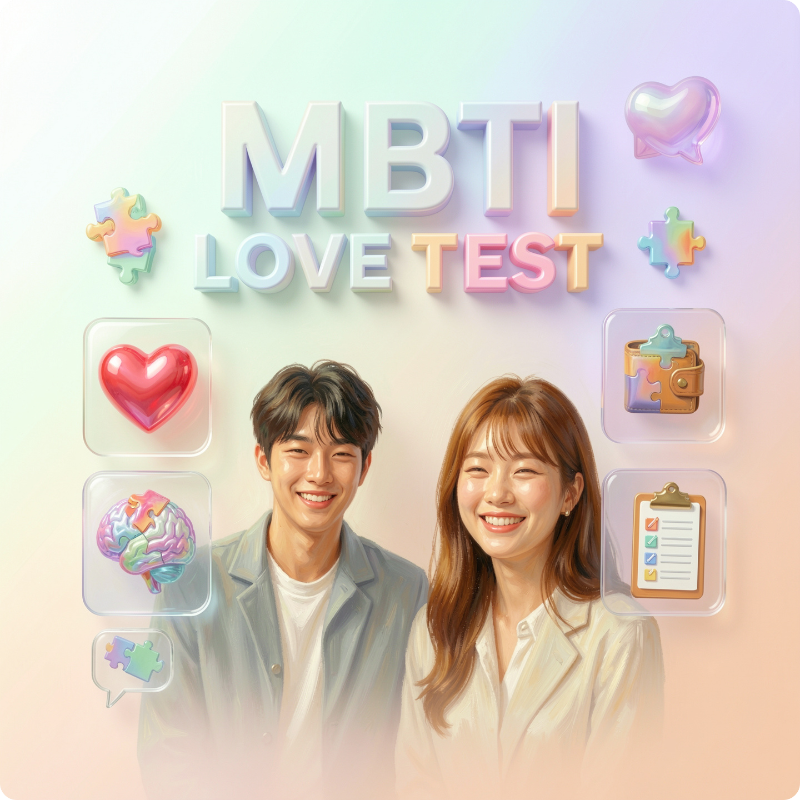 MBTI 연애 궁합 무료 테스트 이미지