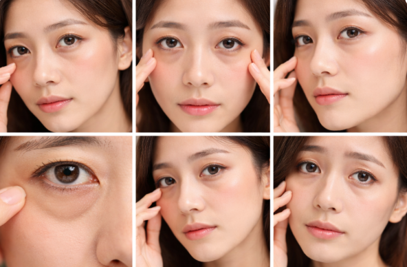 눈밑이 처지는 이미지