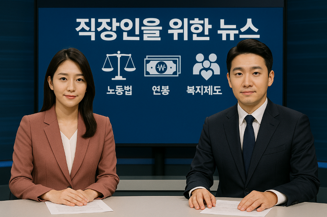 직장인을 위한 뉴스 (노동법, 연봉, 복지제도)