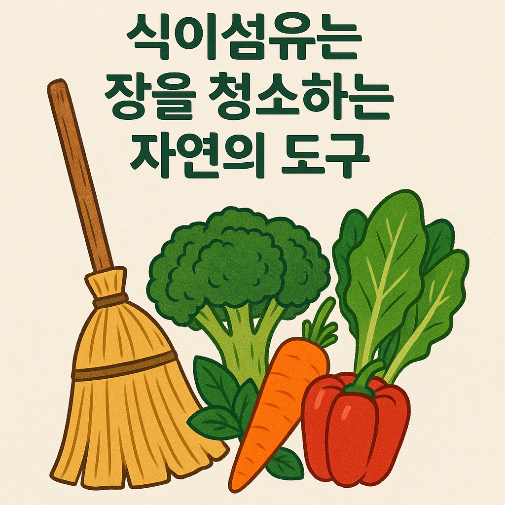 "식이섬유는 장을 청소하는 자연의 도구"