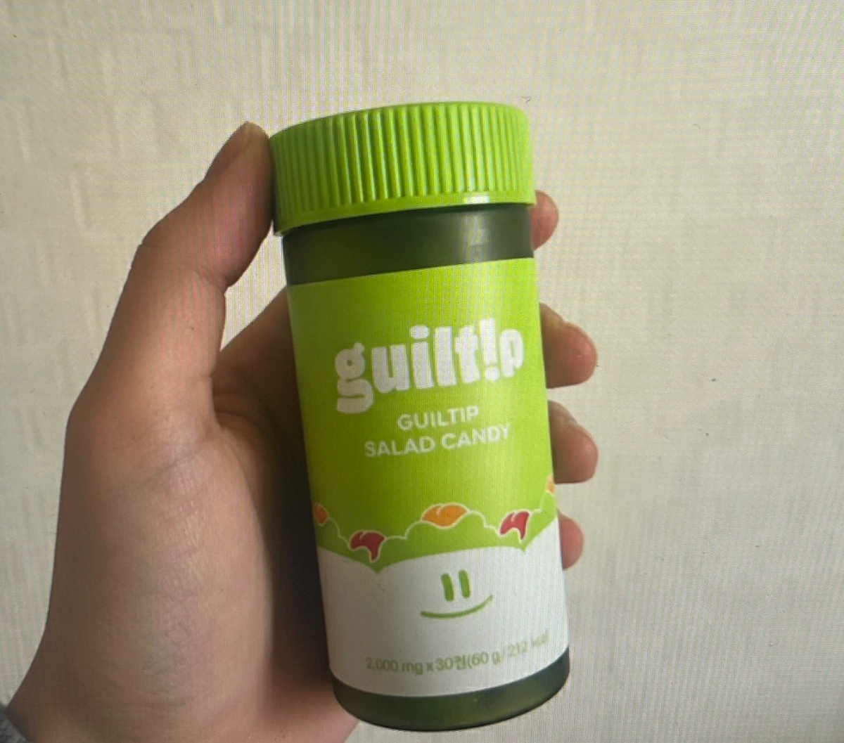 길팁 샐러드 캔디 후기 내돈내산 증명을 위한 사진
