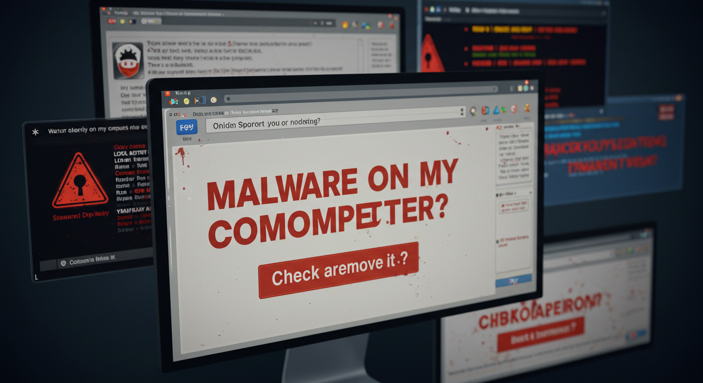 내 컴퓨터에 악성코드가? 지금 당장 확인하고 제거하세요
