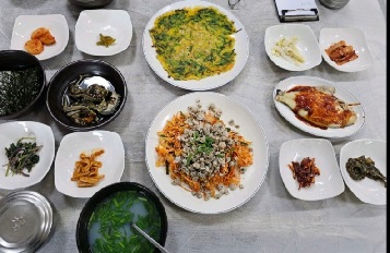 재첩국