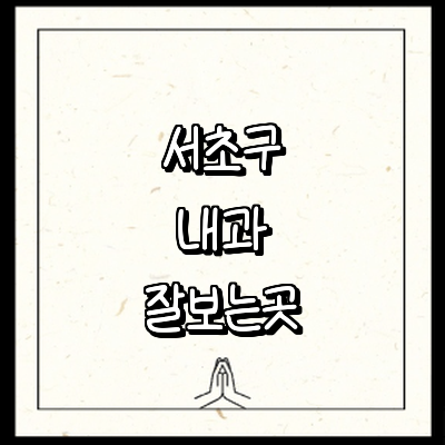 서울 서초구 내과