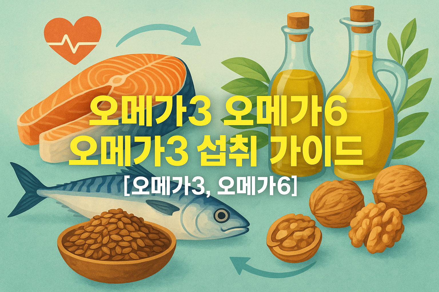 오메가3 오메가6 오메가3 섭취 가이드 [오메가3, 오메가6]