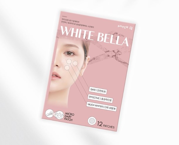 패치큐 붙이는 화이트 벨라 기미 패치